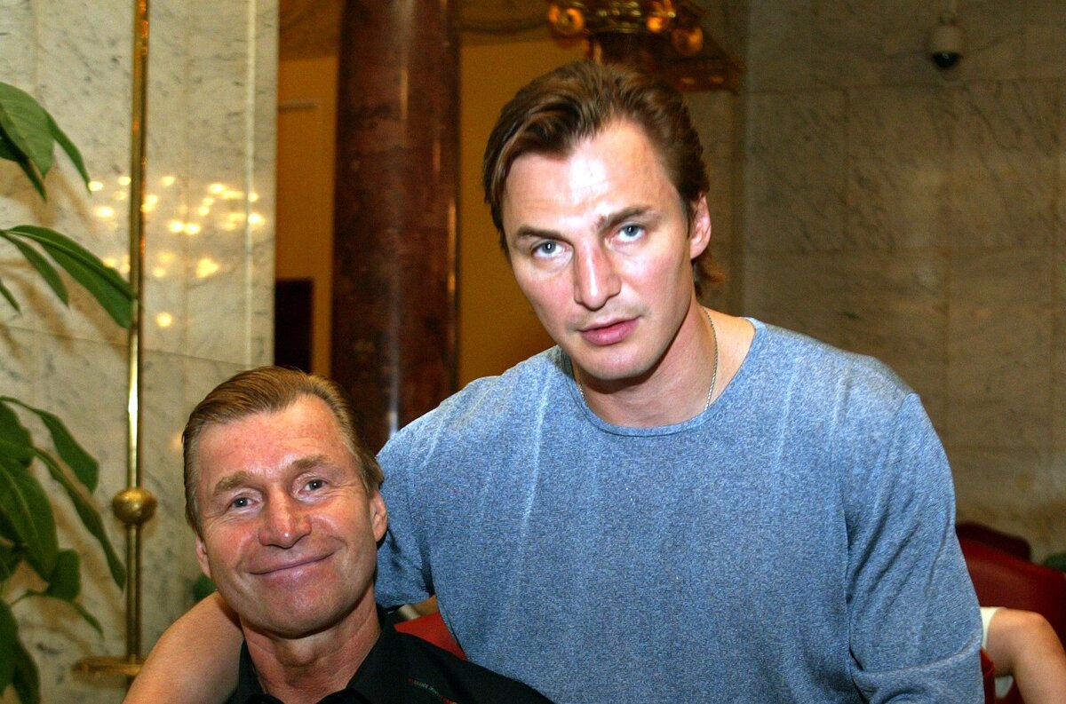 Сергей Федоров с отцом Виктором. Фото архив «СЭ»