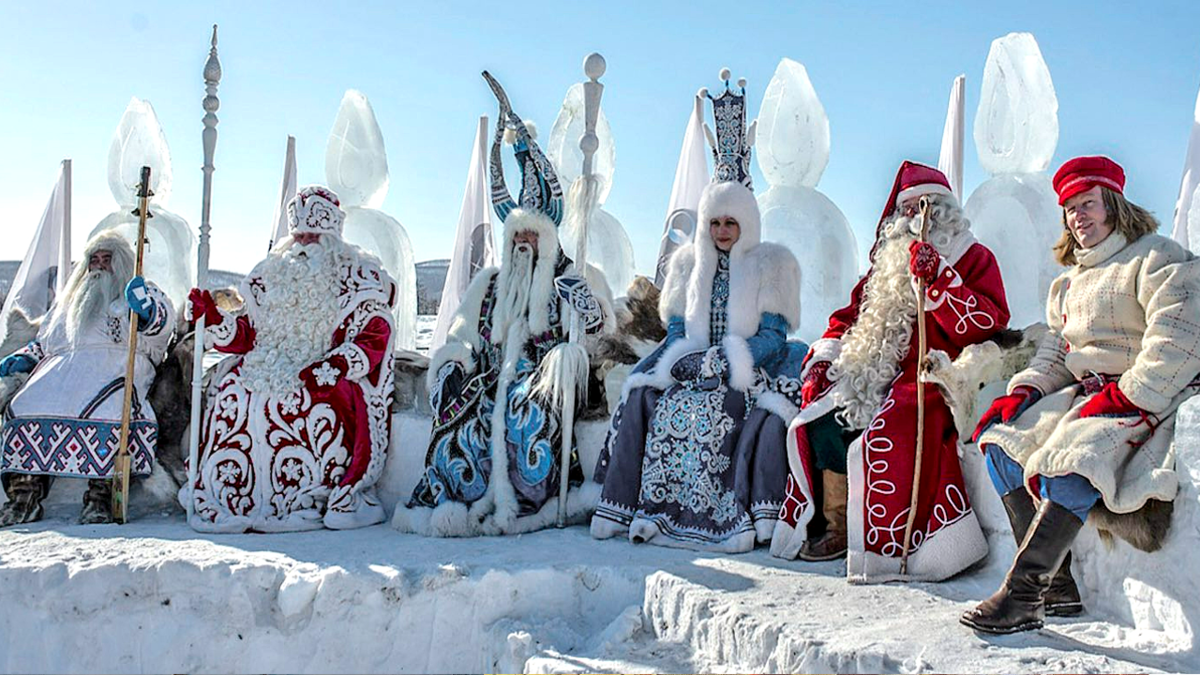 Деды морозы регионов. Оймякон Чысхаан. Якутский дед Мороз Чысхаан. Чысхаан и Хаарчаана. Чисхан Якутский.