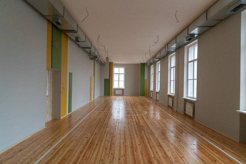     новый спортзал в лицее