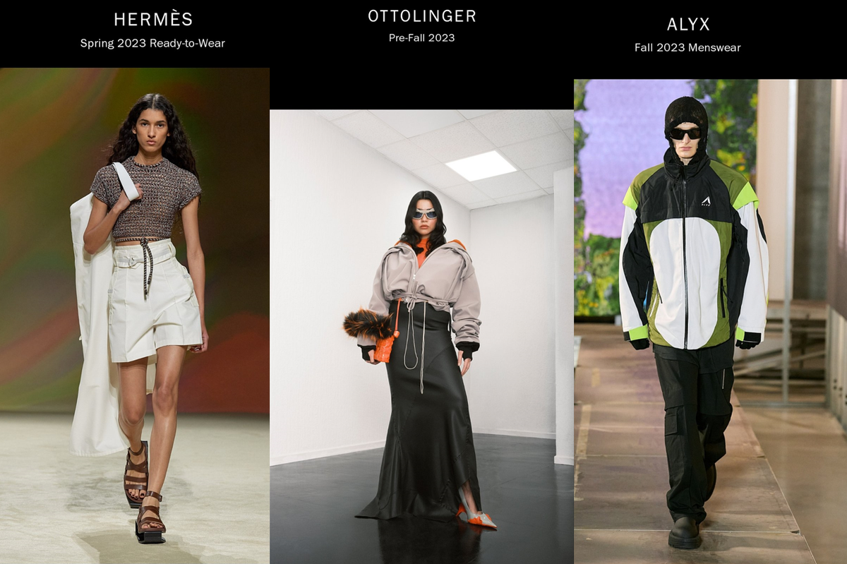 Фото из VOGUE RUNWAY, коллаж автора