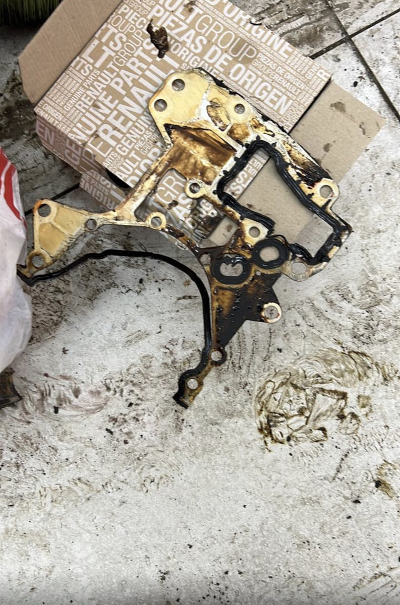 Вот эта прокладка главный виновник приезда