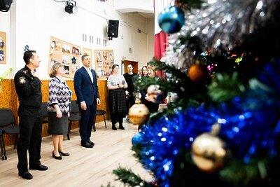    Актовый зал в Каменской школе №2 Дмитровского округа © Пресс-служба администрации Дмитровского городского округа