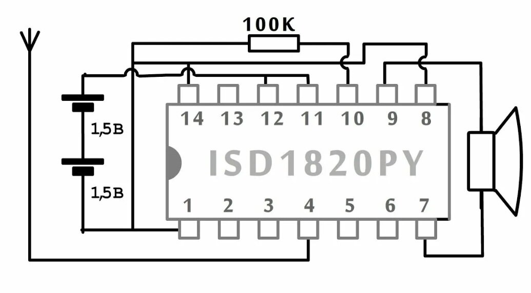 ДОСТАТОЧНО ОДНОЙ МИКРОСХЕМКИ