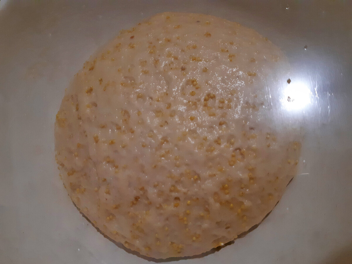 Тесто с пшеном