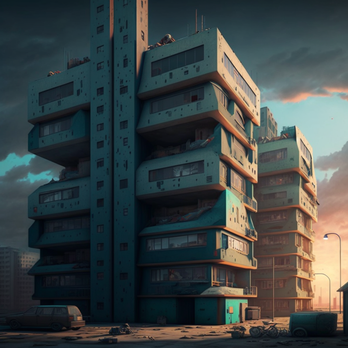 AI: проект быстровозводимого дома в замкадье 2073 год.