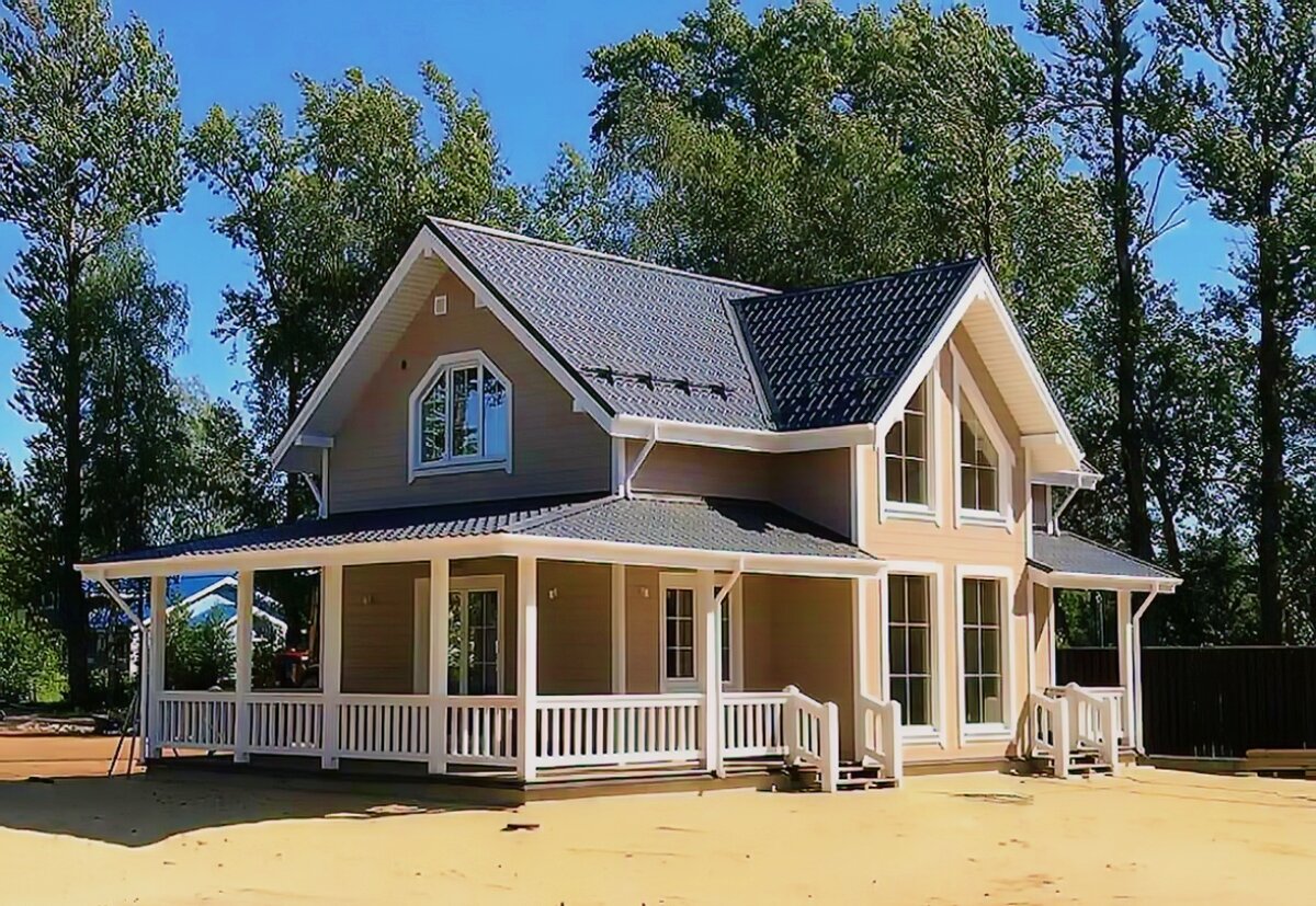 Дом по проекту "Всеволожск", 150 м2, второй свет