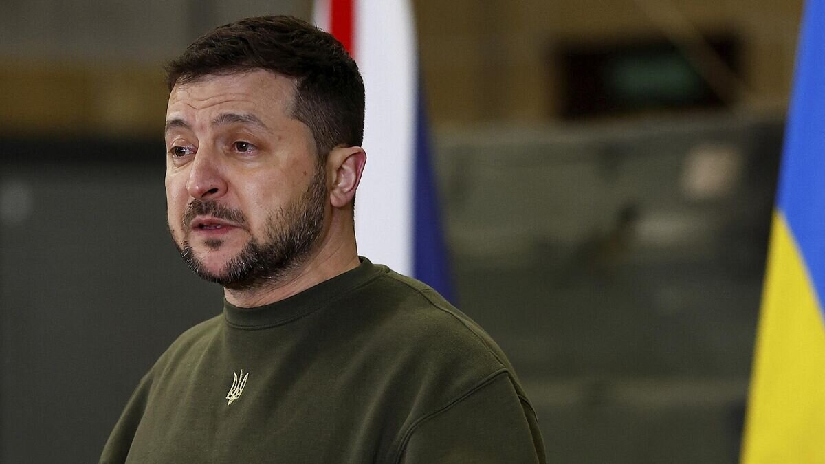 Президент Украины Владимир Зеленский© AP Photo / Peter Nicholls