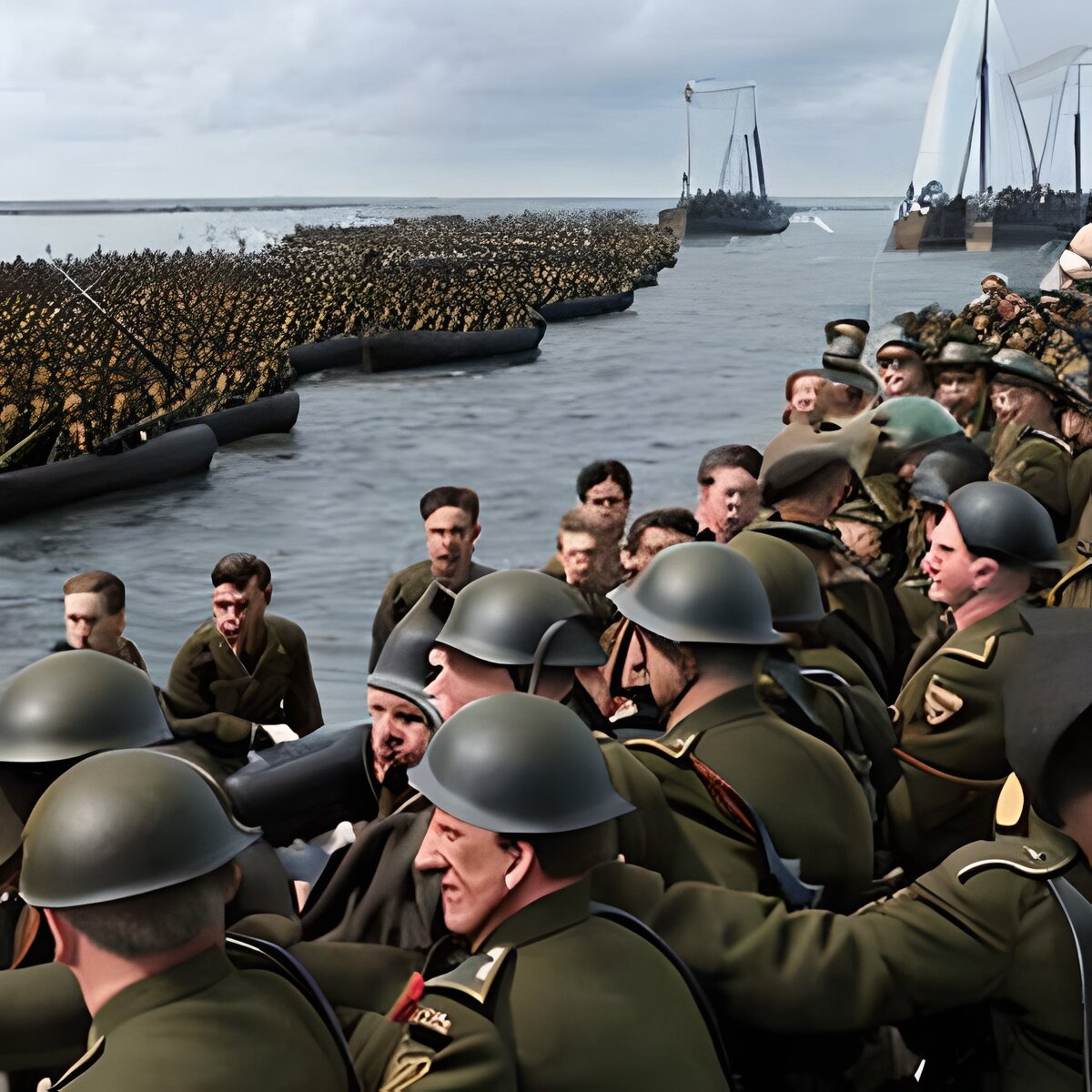 Зарисовка эвакуации от неизвестного художника