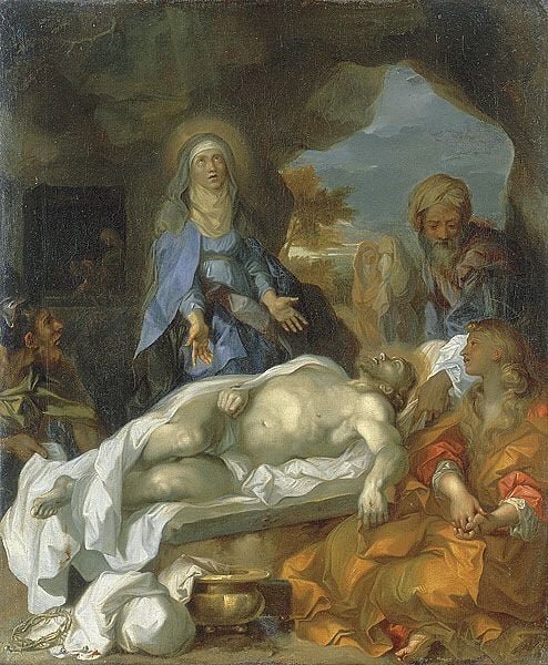 Себастьян Бурдон (Sébastien Bourdon; 1616—1671). «Оплакивание Христа»