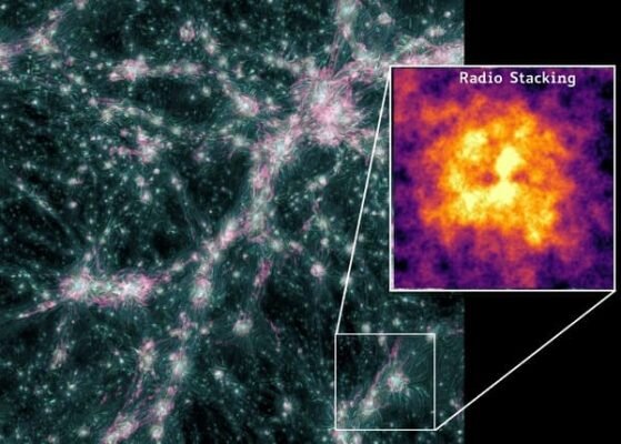 магнитные поля космической паутины  📷
