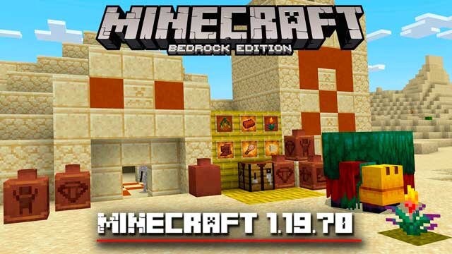 Теперь доступна полная версия Minecraft PE 1.19.70.02 для Android. Обновление включает в себя функции Археологии и Нюхача, а также улучшенные Эмоции и исправленные 55 ошибок.