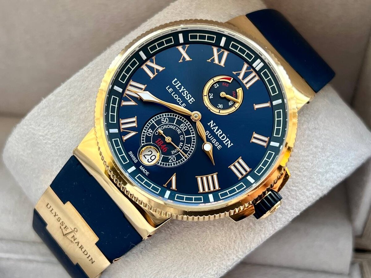 Ulysse Nardin Marine Chronometer Manufacture Rose Gold