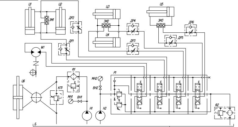 Схема тс 1. Гидравлическая схема вилочного погрузчика. Каток Dynapac 2008г/в гидросхема.