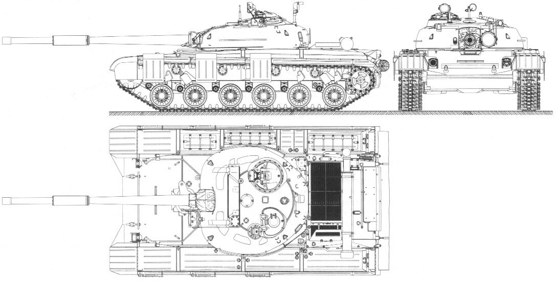 Т 64бв чертеж