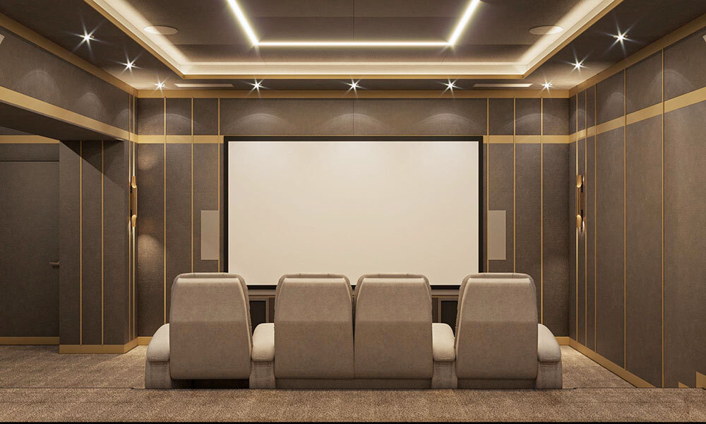 Дизайн-проект персонального кинозала от архитекторов Neocinema