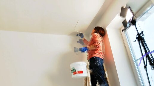 Ещё никто не смог шпаклевать потолок так быстро и легко | PROFI Malyar ...