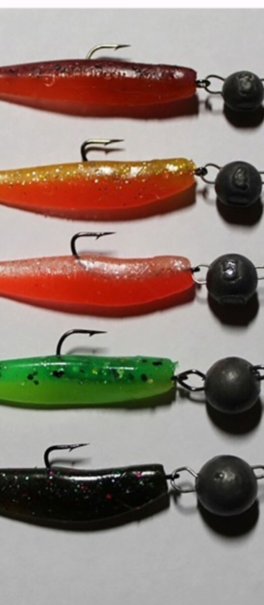 Набор виброхвостов похожих на мои. 