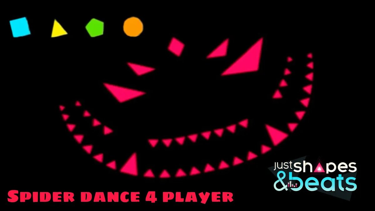 just shapes and beats spider dance remixed by shirobon 4 player |  kolplayone | Дзен