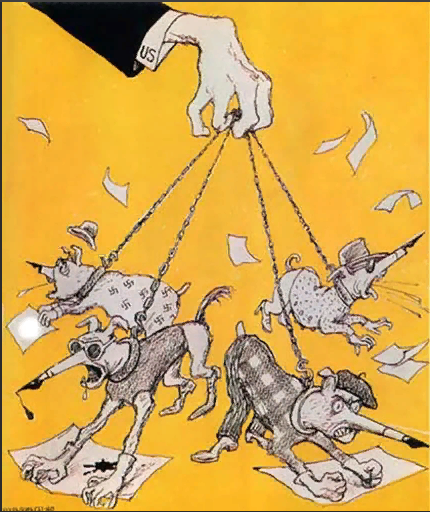 Кукрыниксы. Карикатура. Скриншот фото из интернета. 