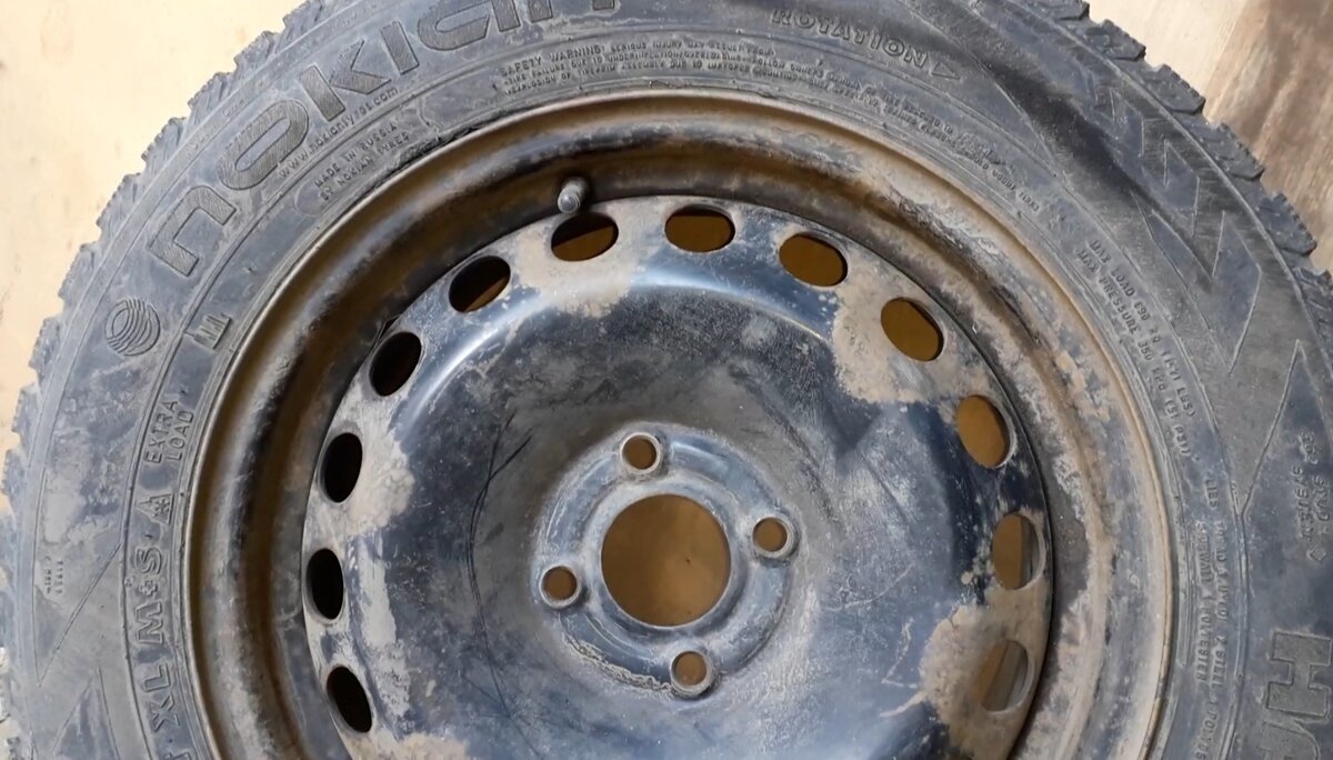 Ржавый штампованный диск