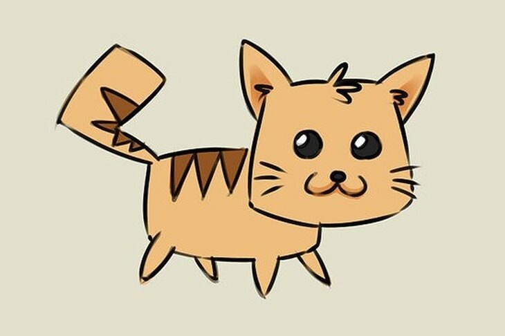 Симпатичный маленький котенок