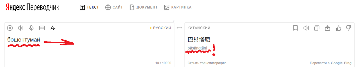 Решила перевести сама, через разные переводчики и на разные языки. И действительно, на китайском языке много схожих звуков.