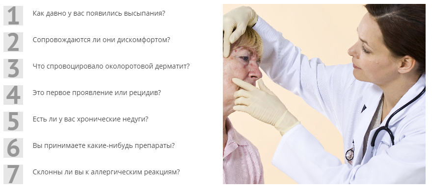 Периоральный дерматит схема лечения