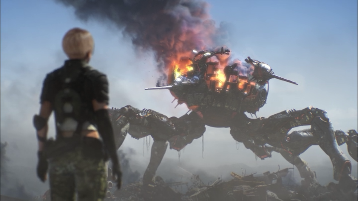 Уничтожение самоходной крепости. Изображение взято из открытых источников.