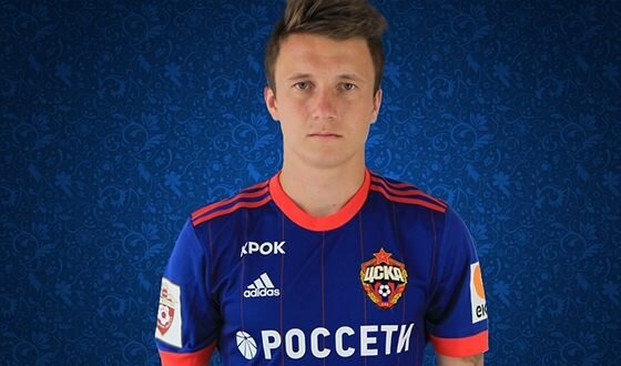 Александр Головин на фотосессии «ЦСКА»