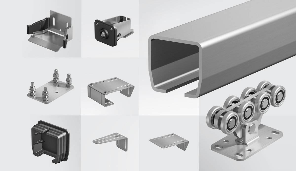 Комплектующие для откатных ворот