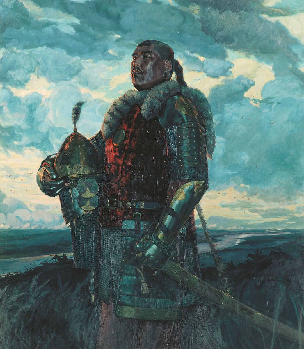 Маторин В.В. Картина. Хан Мамай. 2004 г. Из фондов Государственного музея-заповедника «Куликово поле».