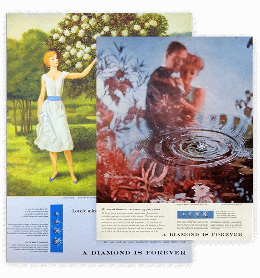 De beers a diamond hot sale is forever campaign 1948