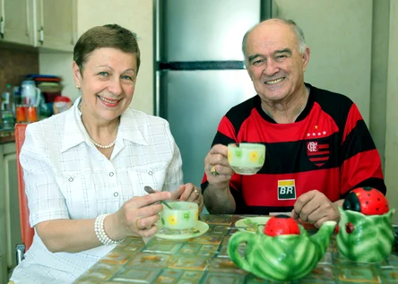Юрий Шикунов с женой Валентиной Павловной.