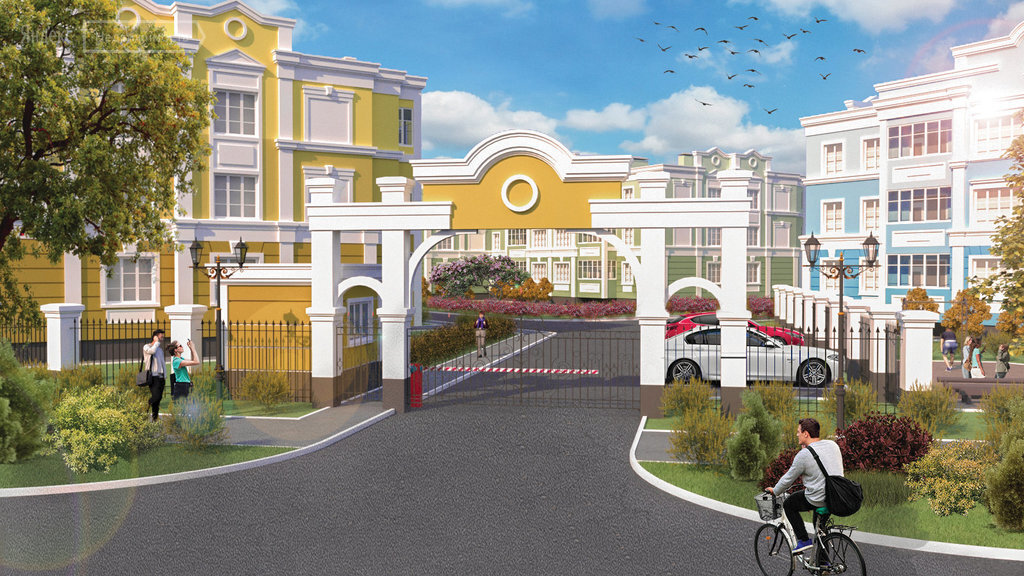 Примечательная архитектура ЖК Подпилки-город в Коломне