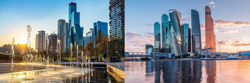 Москва Сити и Санта Фе