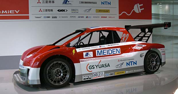 Первоначальный концепт электрического гоночного автомобиля Mitsubishi