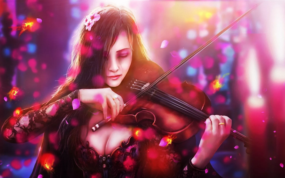 Музыкант скрипач арт фэнтези. Девушки со скрипкой. Девушка со скрипкой арт. Девушка с музыкальным инструментом. Песня для души 80