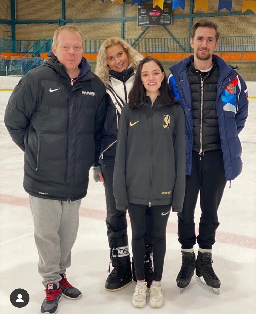 Евгения Медведева, Этери Тутберидзе, Даниил Глейхенгауз, Сергей Дудаков