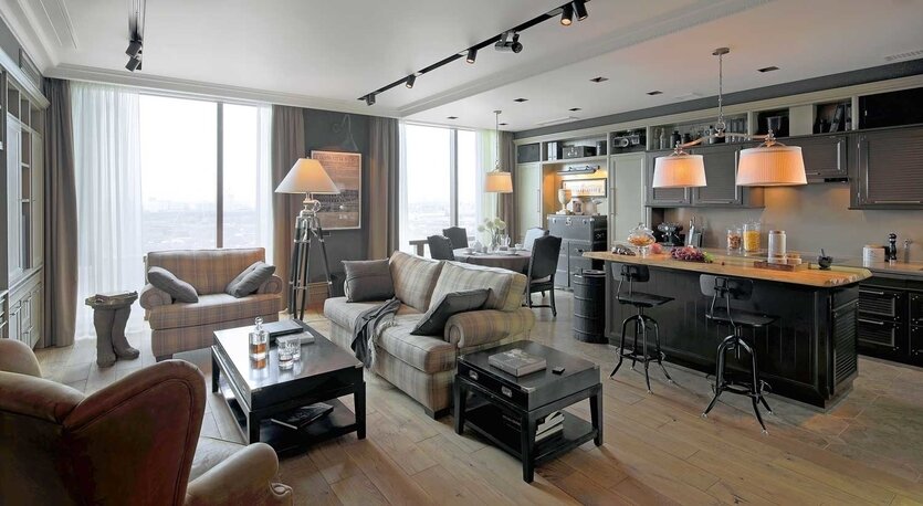 Фрагмент интерьера. Автор проекта: Павел Бурмакин, Екатерина Васильева. Фото: Кирилл Овчинников, Сергей Моргунов.