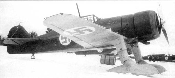 Голландский истребитель Фоккер D.XXI финских ВВС, 1939 год