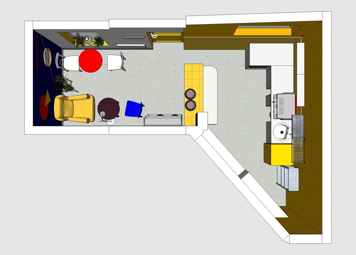 План будущего кафе