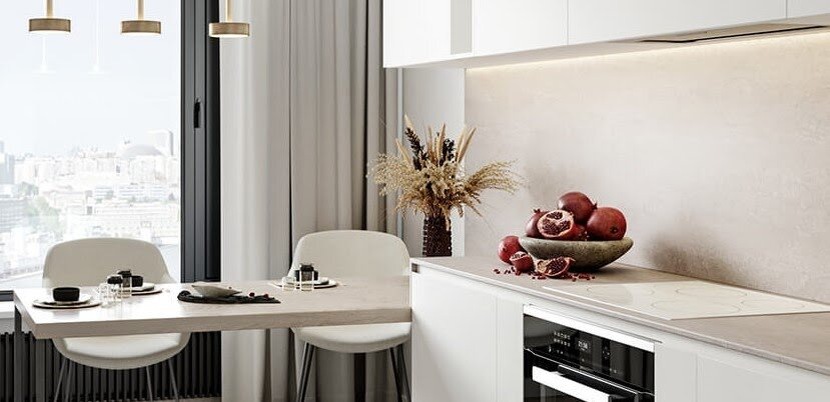 Все привыкли: квартира с готовым ремонтом – это что-то про выгоду и быстрый переезд в тишину и чистоту. Но есть особые случаи, когда это далеко не всё.В Береговом на Москве-реке все квартиры с 3-метровыми потолками и окнами высотой 210 см, откуда открываются виды на центр «Москва-Сити», реку и сталинки или на двор с ландшафтным парком. Но только 42 из них – по эксклюзивной концепции STUDIO 211, с дизайнерской отделкой и бытовой техникой. И это не просто красивая картинка, а выдающееся тактильное удовольствие на каждом шагу, чувство свободы, воздушности и идеальности домашнего пространства, которое сопровождает изо дня в день.Давайте посмотрим, как достигается этот эффект и как вы будете жить, если купите такую квартиру.Квартал располагается в 10 минутах езды от центра «Москва-Сити» и 15 минутах пешком от ст. метро «Шелепиха» и «Фили» и Филёвского парка. Уже идут финишные внутренние работы и обустройство приватного двора, все корпуса сдадут единовременно
Вы переедете максимально беззаботноПолучаете ключи, назначаете день переезда и в тот же вечер радостно празднуете новоселье в ресторане на первом этаже или у себя дома – кухня уже будет готова к тому, чтобы наскоро запечь утку и охладить шампанское (консьерж-сервис доставит их из супермаркета и винотеки внутри квартала). На кухне установят гарнитур и технику – холодильник, вытяжку, духовой шкаф, столешницу с варочной панелью и посудомоечную машину. Вот пример, как это выглядит:Благородные нейтральные оттенки помогают не перегружать картинку и остаются актуальными долгие годы, а техника скрыта, чтобы не обытовлять пространство
В ванных комнатах и санузлах вы найдёте встроенную сантехнику, зеркала с подсветкой и подогревом и стеклянные ширмы от брызг. Вам остаётся самое приятное – принять расслабляющую ванну в новой обстановке.А ещё не понадобится думать о расстановке шкафов и комодов: во многих планировках есть гардеробная, а то и несколько. Ваши помощники разложат там не только одежду с обувью, но и спрячут подальше от глаз корзины для белья, утюг, гладильную доску и другие бытовые мелочи:Кажется очевидным, но всё же отметим: все двери к новоселью тоже будут на своих местах
Вы же, просыпаясь утром или отдыхая вечером после динамичного дня, станете наслаждаться лёгкой и умиротворяющей атмосферой своего дома: много света, простора и ненавязчивые приятные оттенки вокруг.Про простор сказано не для красного словца: площадь однокомнатных квартир с чистовой отделкой начинается от 48 кв.м, а планировки с несколькими спальнями и ванными, кабинетом, гардеробной достигают 136 квадратов
Вы захотите не только любоваться интерьером, но и взаимодействовать с нимПредставьте: приходя домой, вам не нужно надевать тапочки, ноги отдыхают без обуви, ступая по тёплому, чуть шероховатому паркету из ясеня. Хорошо, правда?Специальная технология обработки позволяет визуально сохранить все сучки и прожилки и подчеркнуть изысканность породы этого дерева, а также усилить его и без того хорошую износостойкость
Это ощущение бархатистой поверхности останется с вами и в душевой, и в ванной – во всех санузлах отделка выполнена из качественного керамогранита.Кварцевые фартук и столешницы кухни – тоже не идеально отполированные, а немного рельефные. Говорят, прочность этого материала такова, что его можно поцарапать разве что алмазом, – вы будете чувствовать себя раскованно, не боясь случайно уронить на стол чашку или поставить туда горячую посуду.
Межкомнатные двери, как и паркет, сделаны из дерева, их тоже приятно касаться.А ещё вы всегда сможете выбрать на свой вкус погоду в доме: в каждой квартире есть центральное кондиционирование и вентиляция с вытяжкой, которая обеспечит приток свежего воздуха (действительно свежего, спасибо парку «Фили» и озелененной набережной, свободной от машин)
Вас не будет беспокоить шум из квартир, где нет такой отделкиВ остальных квартирах предусмотрена отделка white box. Это означает, что все шумные, пыльные и ответственные работы будут сделаны до переезда жильцов: выравнивание стен, разводка сантехники и электрики, установка дверей и т. п. Хозяевам останется лишь проявить креатив и декорировать это пространство.К слову, если вас переполняют творческие идеи, присмотритесь к этим «чистым холстам». Потратив чуть больше времени на переезд, вы всё равно не проиграете: квартира станет зеркалом ваших фантазий и самым личным местом на свете, а вы станете жить в приватном квартале с сервисами от бесплатного коворкинга до зарядки электрокара, в 100 метрах от набережной-парка с местами для спорта, отдыха и прогулок с детьми.