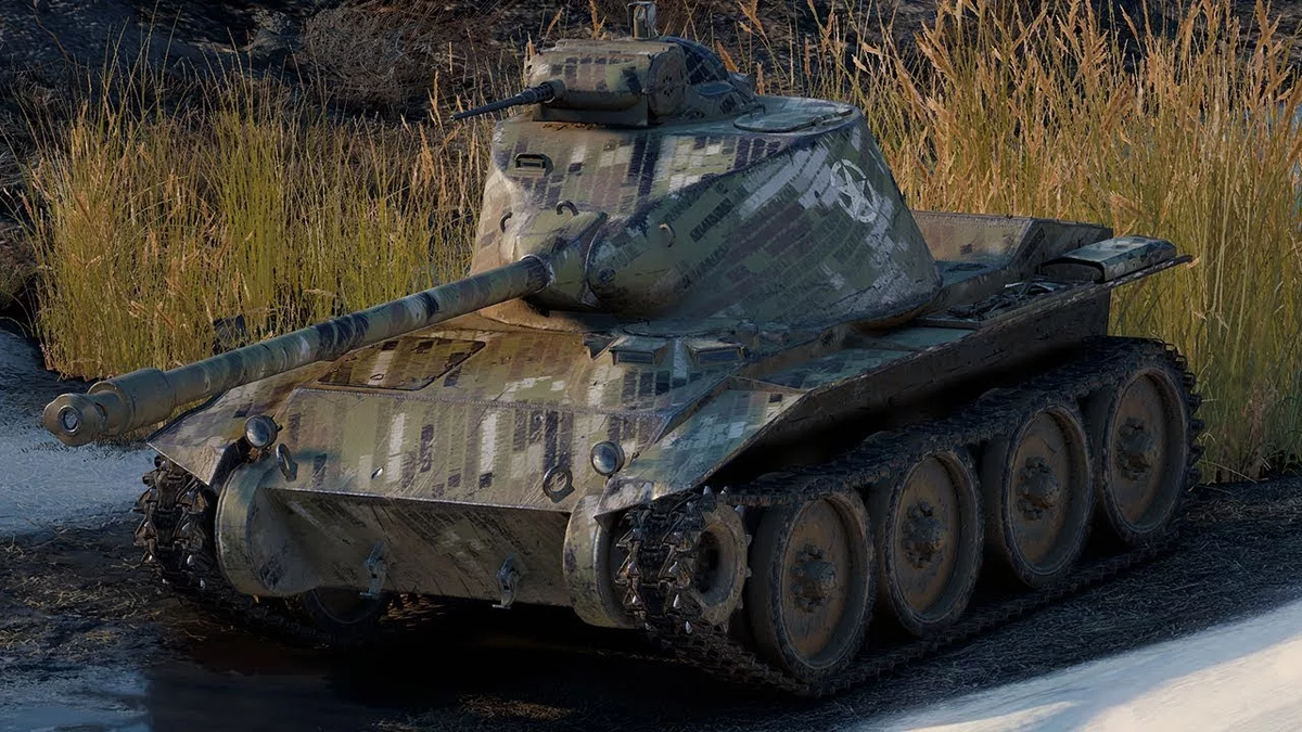 Вот ведь американцы, даже на лёгкий танк командирскую башенку присобачили:)