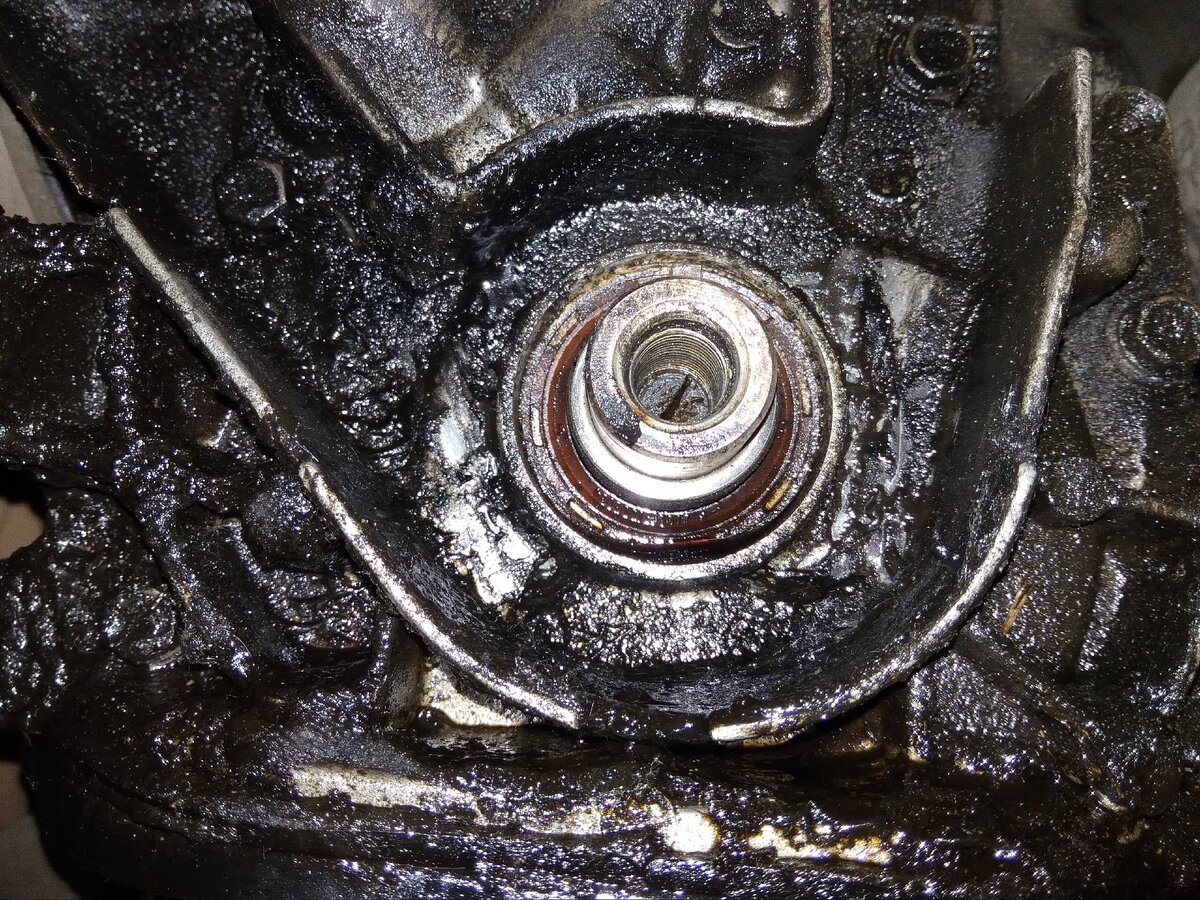 Сальник течёт давно...