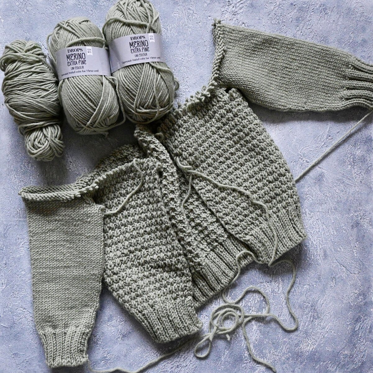 Долговяз из мериноса от Drops