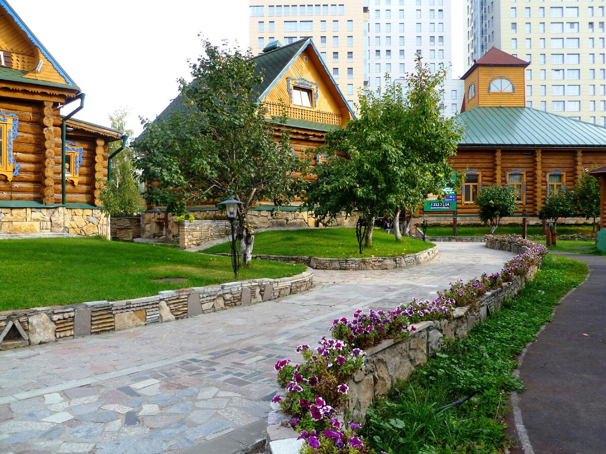 Татарская деревня в казани фото