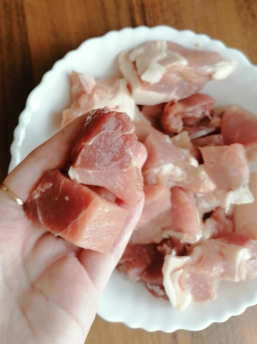 У меня вот такое мясо