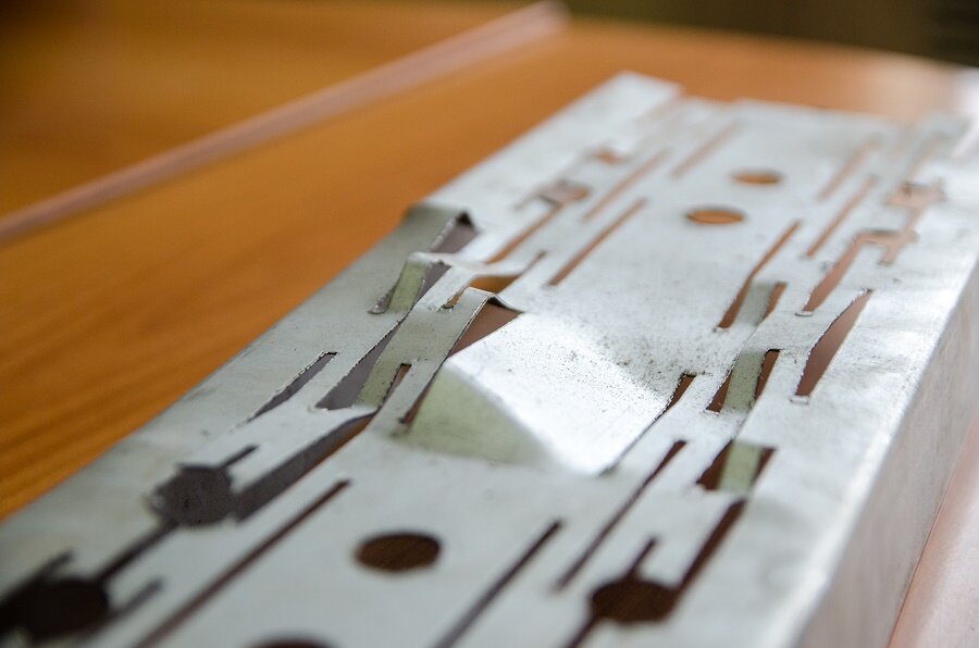 Термопрофильная балка после испытаний. Фото: Данил Рахимов