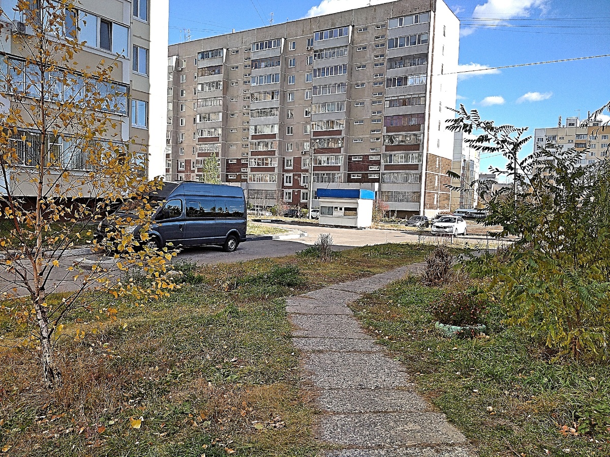 Тропинка,выложенная из плитки