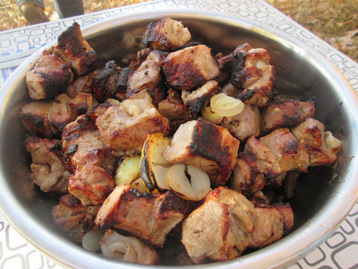 Очень люблю шашлык! фото автора.